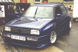 Spoilered Mk2 Golf