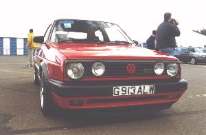 Red Mk2 GTI